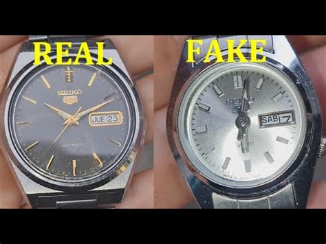 how to spot fake seiko 5 watch|authentic seiko watch.